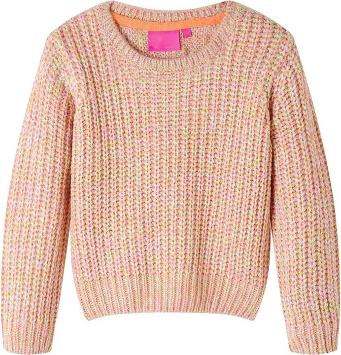 VidaXL Kinderpullover Gestrickt Zartrosa 92,Material: 49 % Acryl (92)
