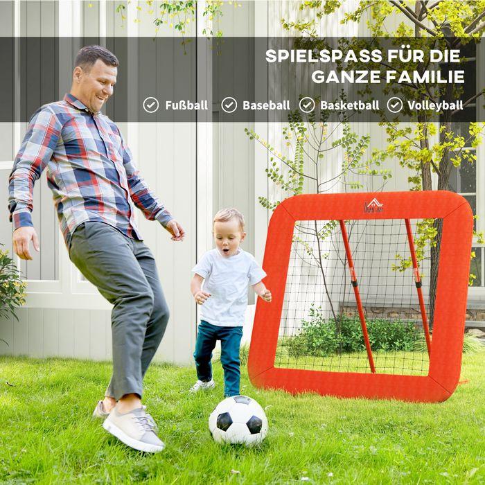 Produktbild Swisshandel24 Rebounder für Fussball, klappbar Fussball Rebounder mit Schutzrand, Heringe