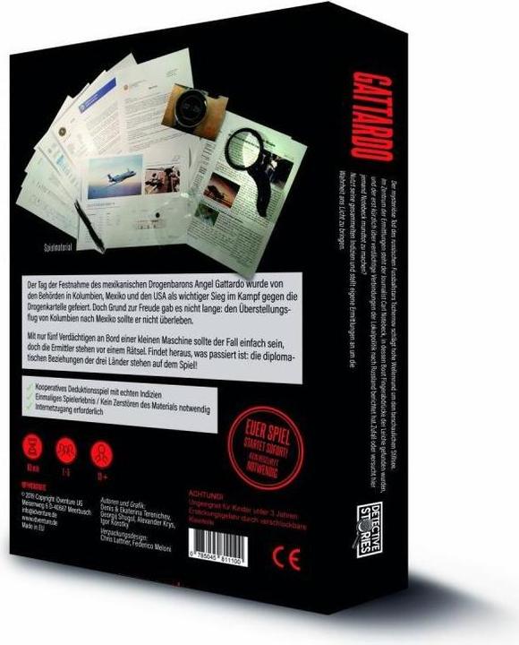 Produktbild iDventure 1M-2GHA-5ZKT - Detective Stories - Fall 1 - GATTARDO, 60 Min Edition, ab 14 Jahren (DE-Ausgabe) (Deutsch)