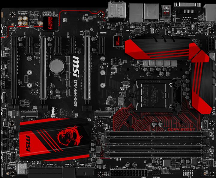MSI Z170A Gaming M5 (LGA 1151, Intel Z170, ATX)
