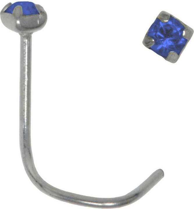 Produktbild Bijouteria Nasenpiercing (Kristall, Silber 925)