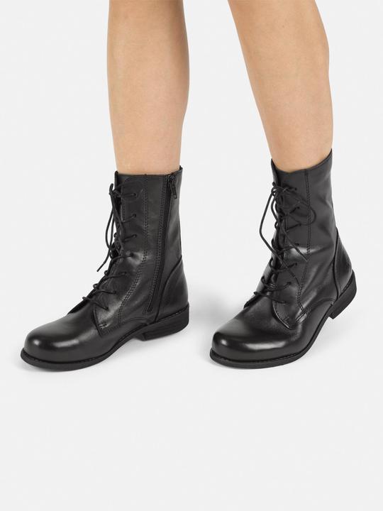 Produktbild Felmini Wide Fit W103 Schnürstiefel aus echtem Leder, mit Innenreissverschluss und niedrigem Absatz. (40)