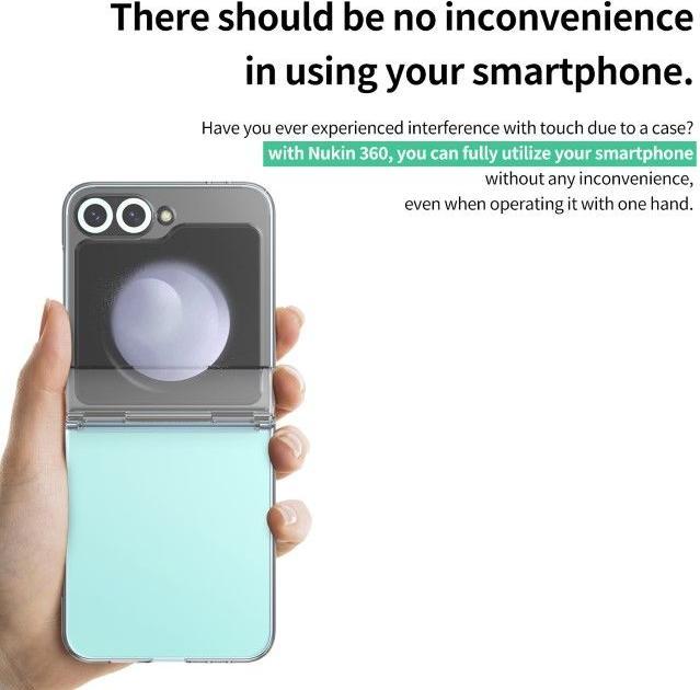 Actual product image Araree Made in Korea 360 Nukin Series (Samsung Galaxy Z Flip6)