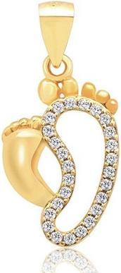 Produktbild Moiss Gold-plated sterling silver pendant with zircons Imprints P0001540