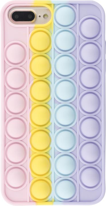 Produktbild PhoneLook Hülle Silikon Luftblasen Anti-Stress Regenbogen (Apple iPhone 7 Plus)