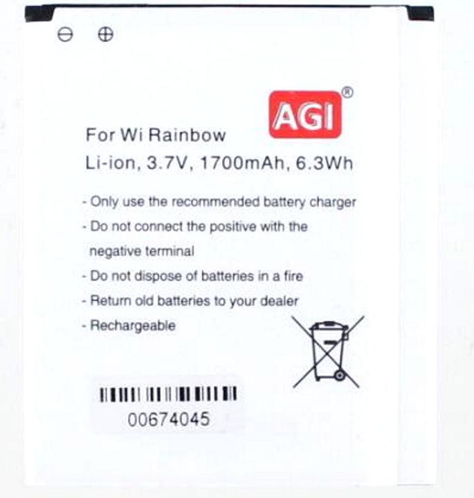 Produktbild AGI Akku kompatibel mit Wiko Bloom - Akku - 1.700 mAh