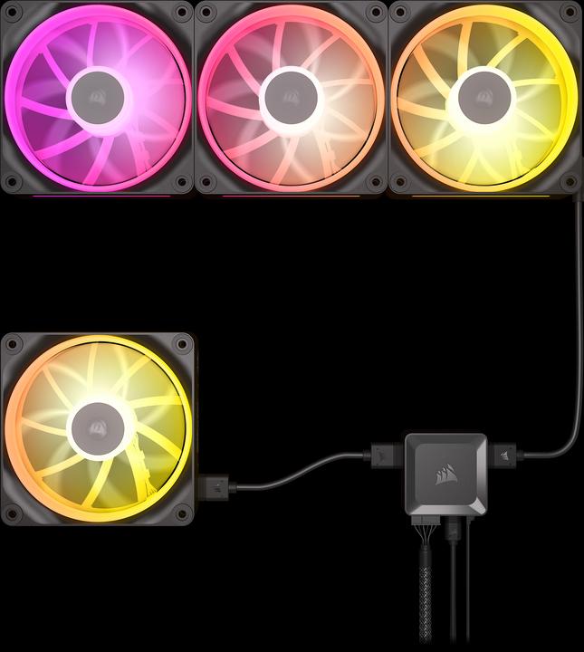 Actual product image Corsair Link LX120 (120 mm, 3 x)