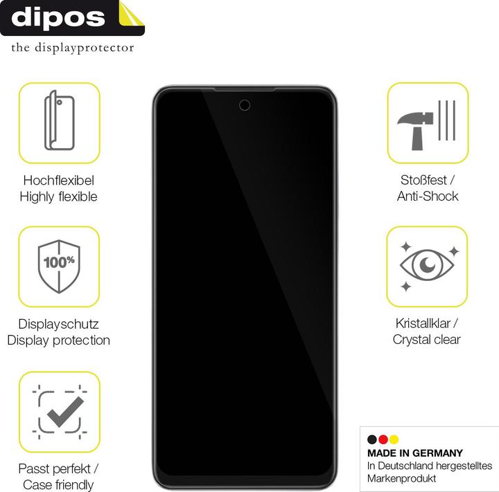 Actual product image Dipos 3D Full Cover Screen Protector (1 Piece, Oppo A40M)