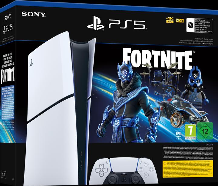 Produktbild Sony PlayStation 5 Digital Edition – Fortnite Cobalt Star Bundle