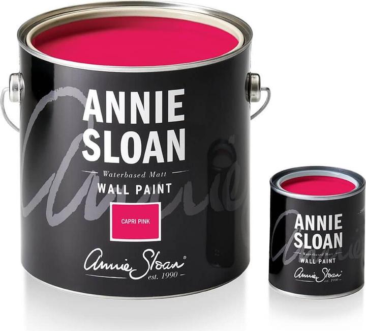 Actual product image Annie Sloan Wall paint Capri Pink 2.5 litres (Capri Pink, 2500 ml)