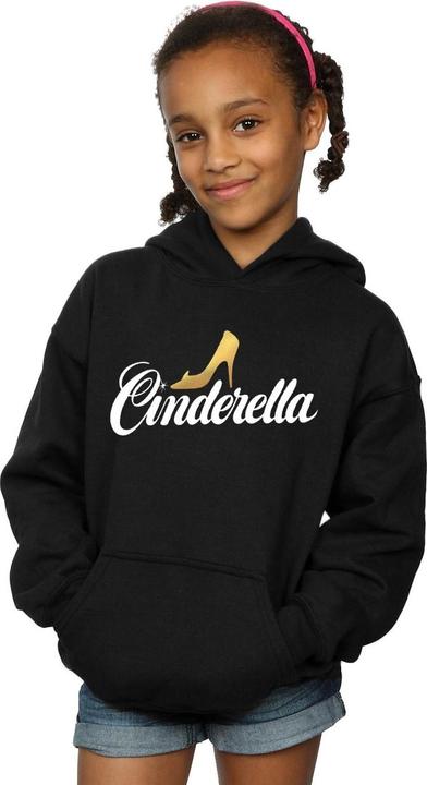 Actual product image Disney Girls Cinderella Shoe Logo Hoodie (104)