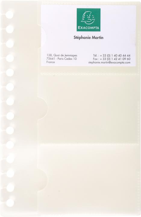 Actual product image Exacompta Exacard deposits (19 x 12.5 cm)
