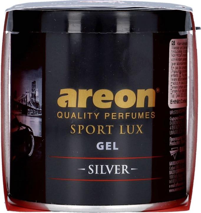 Image du produit Areon Car Sport Lux Silver Gel Can 80 g