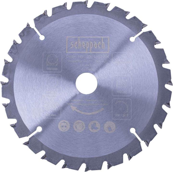 Productafbeelding Scheppach HW cirkelzaagblad Ø 160 mm