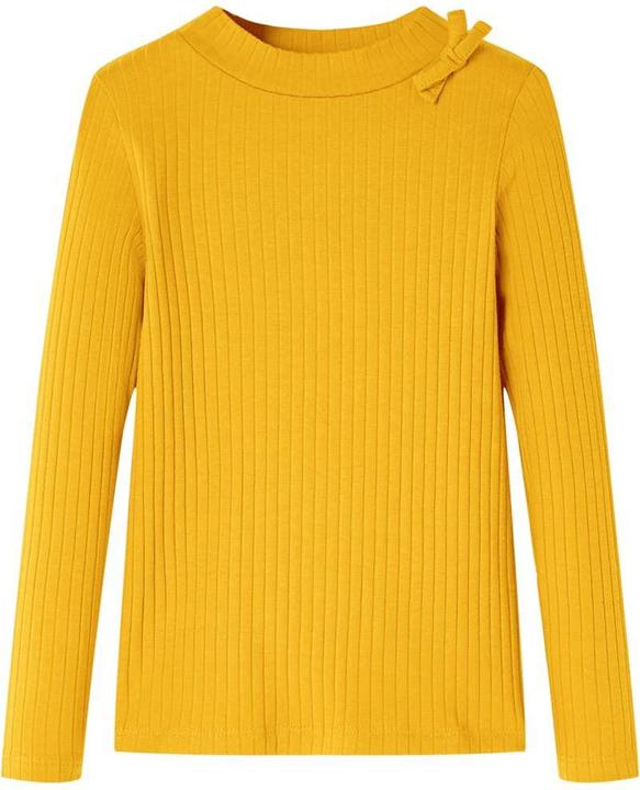 Immagine prodotto VidaXL Camicia da bambino a maniche lunghe ocra 104, materiale: 95% cotone. 5 (104)
