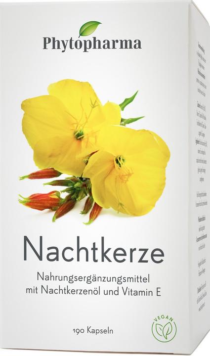 Produktbild Phytopharma Nachtkerze Kapsel 500 mg (190 Stück, Kapseln, 95 g)