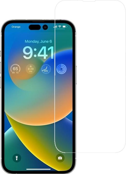 Productafbeelding Screenguard Apple iPhone 14 Pro Beschermend Glas Film Hoesje Vriendelijk Ontwerp (1 Stuk, Apple iPhone 14 Pro)
