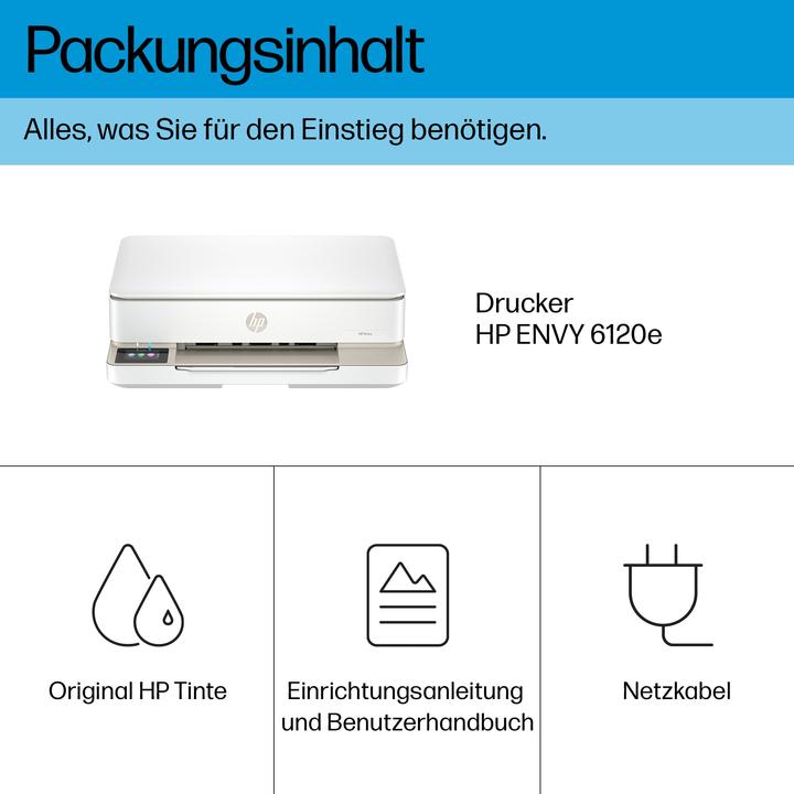Produktbild HP Envy 6120e (Tintenpatrone, Farbe)