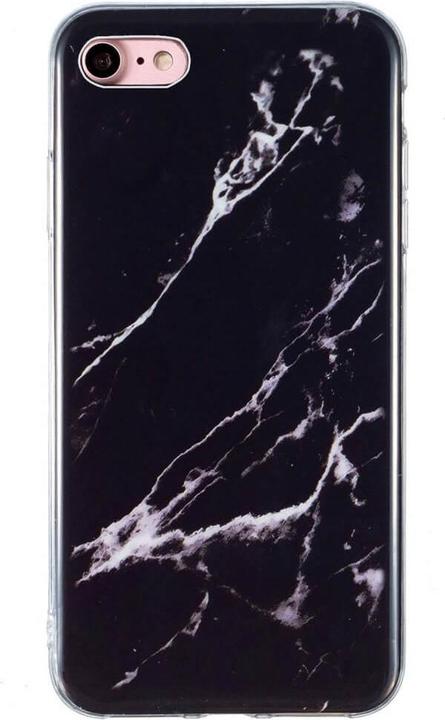 Immagine prodotto Cover-Discount iPhone SE / 8 / 7 - Custodia in gomma siliconica Marmo Nero (Apple iPhone 8, Apple iPhone 7)