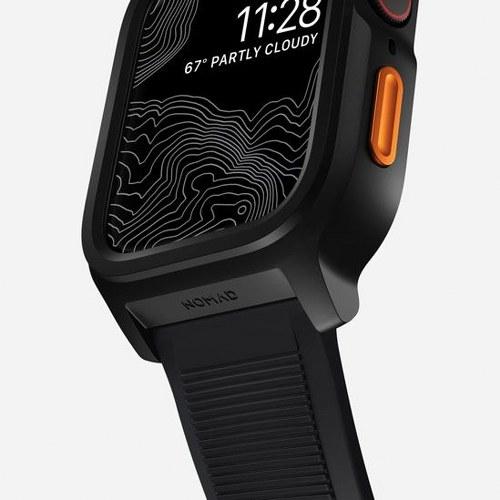 Produktbild Nomad Rugged Case -suojakotelo, Apple Watch 45 / 44 /, musta (FluoroKunststoff, Apple Watch Series 8)