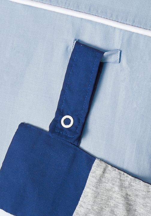 Actual product image nordic coast company Changing mat blue gray (70 x 80 cm)