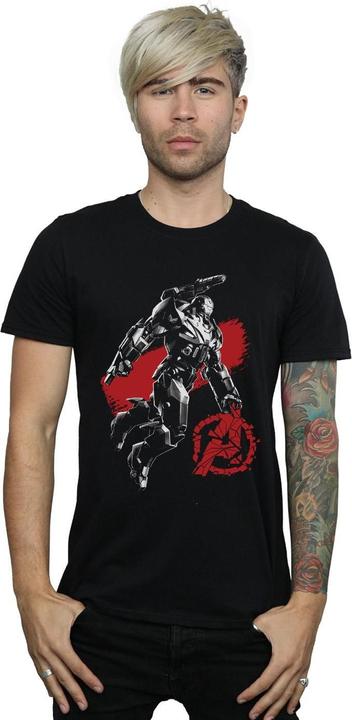 Actual product image Mens Avengers Endgame Mono War Machine T-Shirt (XL)