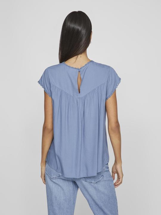 Actual product image Vila Detailed top with short sleeves (40)