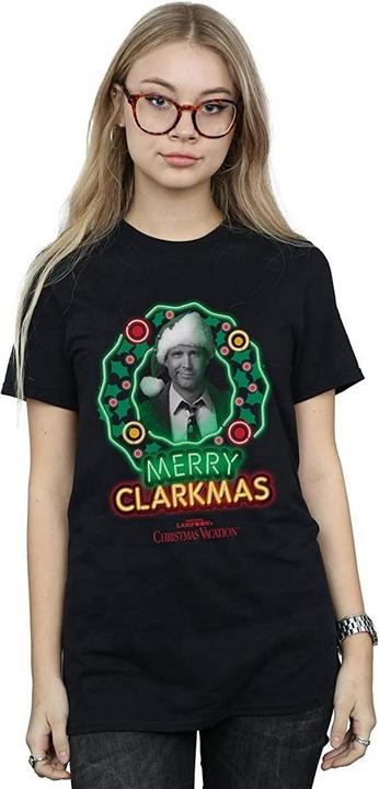 Immagine prodotto National Lampoon´s Vacation Maglietta in cotone Greyscale Clarkmas Donna/Ladies (M)