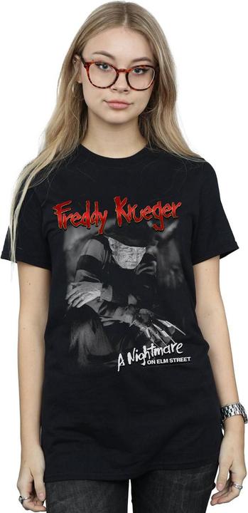 Immagine prodotto Absolute Cult Freddy Black And White Photo Maglietta Ampia Donna (5XL)