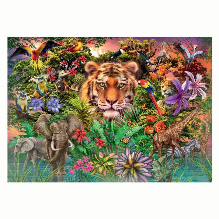Immagine prodotto Ravensburger Puzzle 1000 Tiger im Garten (1000 pezzi)
