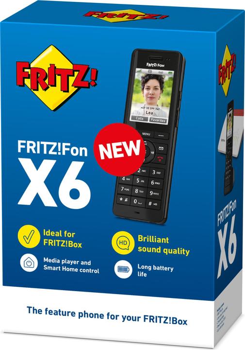 Produktbild AVM FRITZ!Fon 20003009, DECT-Telefon, Kabelloses Mobilteil, Freisprecheinrichtung, 100 Eintragungen, Anr