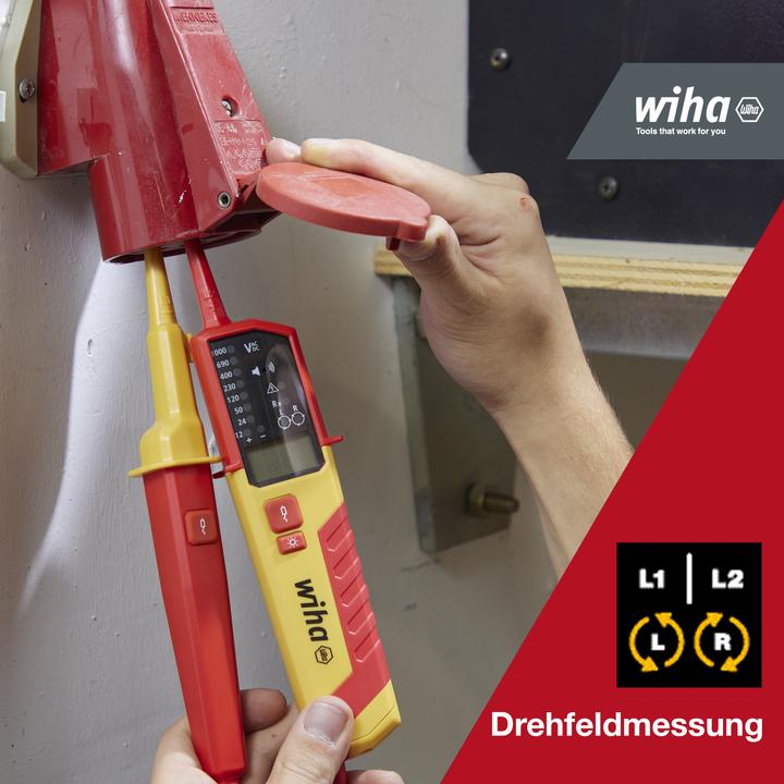 Produktbild Wiha Spannungs- und Durchgangsprüfer (CAT IV 600V, CAT III)