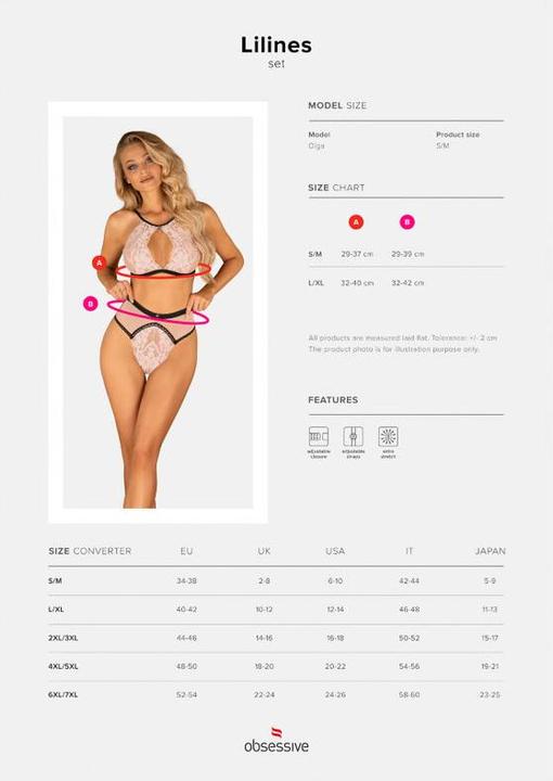 Image du produit Obsessive Ensemble S/M (S/M)