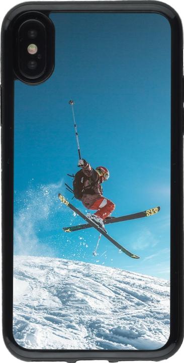 Actual product image PhoneLook Rubber cover black Winter 22 Ski Jump (Apple iPhone X)