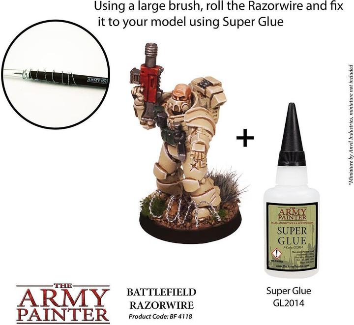 Produktbild Army Painter ARM04118 - Battlefield Razorwire/Stacheldraht (GB)
