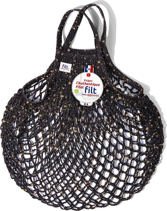 Actual product image Filt - Einkaufsnetz mit kurzen Henkel schwarz glänzend