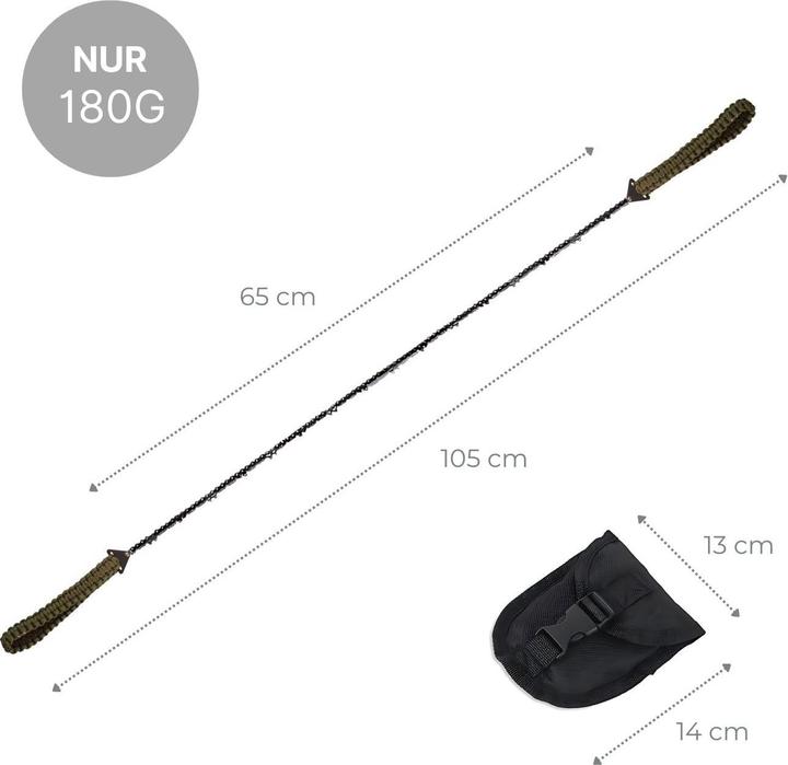 Produktbild Hermex Taschensäge Survival-Säge Pocket Saw Handkettensäge Camping-Handsäge