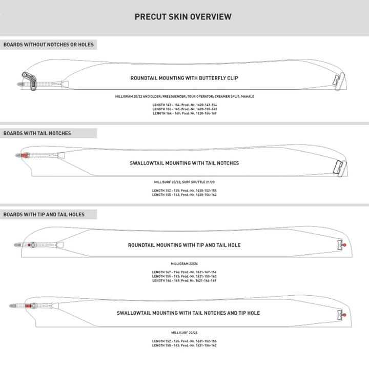 Produktbild Amplid Precut Hiking Skins w.Hooks