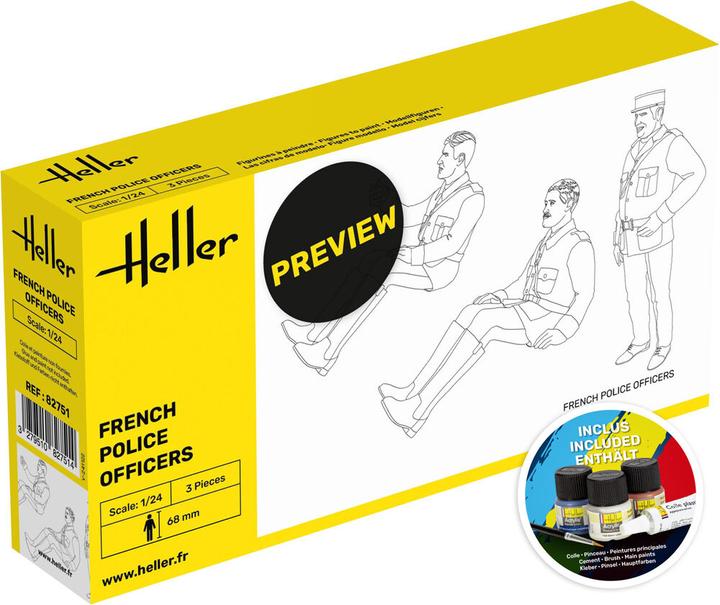 Produktbild Heller STARTER KIT French Police Officers