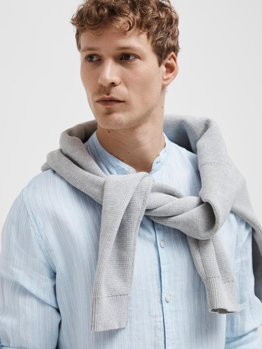 Actual product image Selected Homme 100% linen long sleeve shirt (XL)