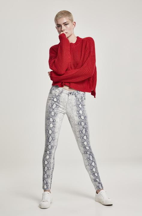 Immagine prodotto Urban Classics Pantaloni skinny in twill elasticizzato da donna (29)