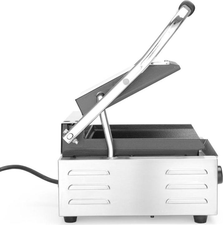 Image du produit Hendi Gril de contact professionnel Gastro EINZEL - rainuré en haut et en bas