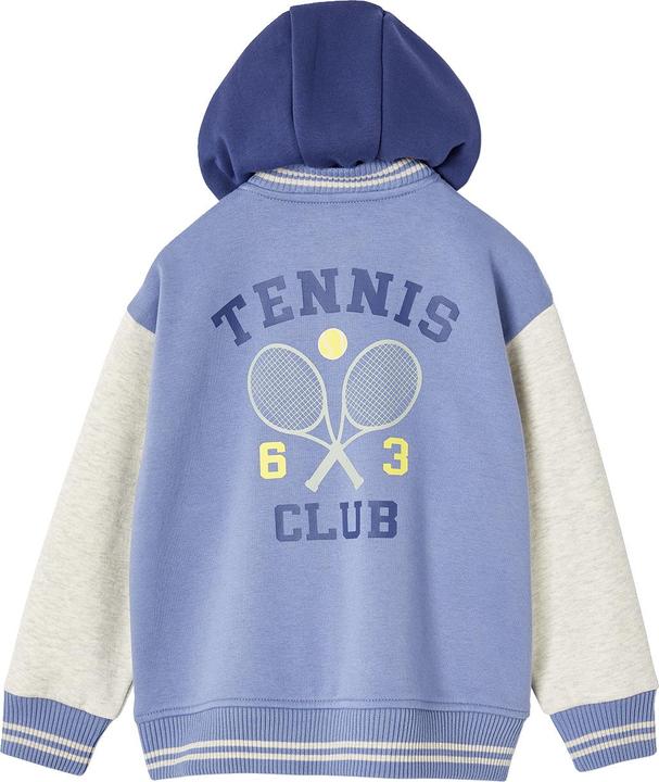 Image du produit Vertbaudet Jungen Kapuzensweatjacke im College-Style mit Recycling-Polyester (110)