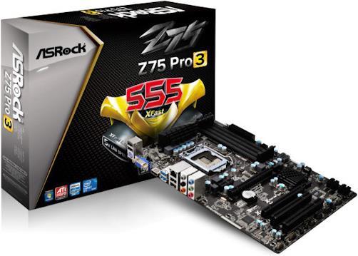 Produktbild AsRock Z75 Pro3 (LGA 1155, Intel Z77, ATX)