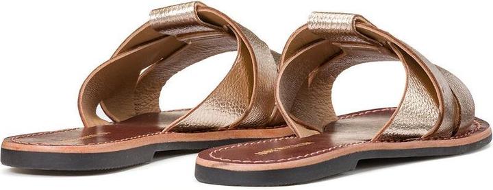 Image du produit La Redoute Collections Mules en cuir métallisé (37)