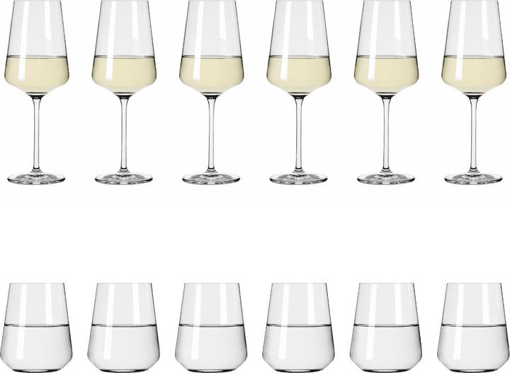 Produktbild Ritzenhoff 12er-Set LICHTWEISS JULIE 6 x Weissweinglas 6 x Wasserglas (40 cl, 1 Gläser, Weissweingläser)