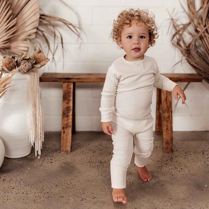 Actual product image Snuggle Hunny Romper - Vanilla (62)