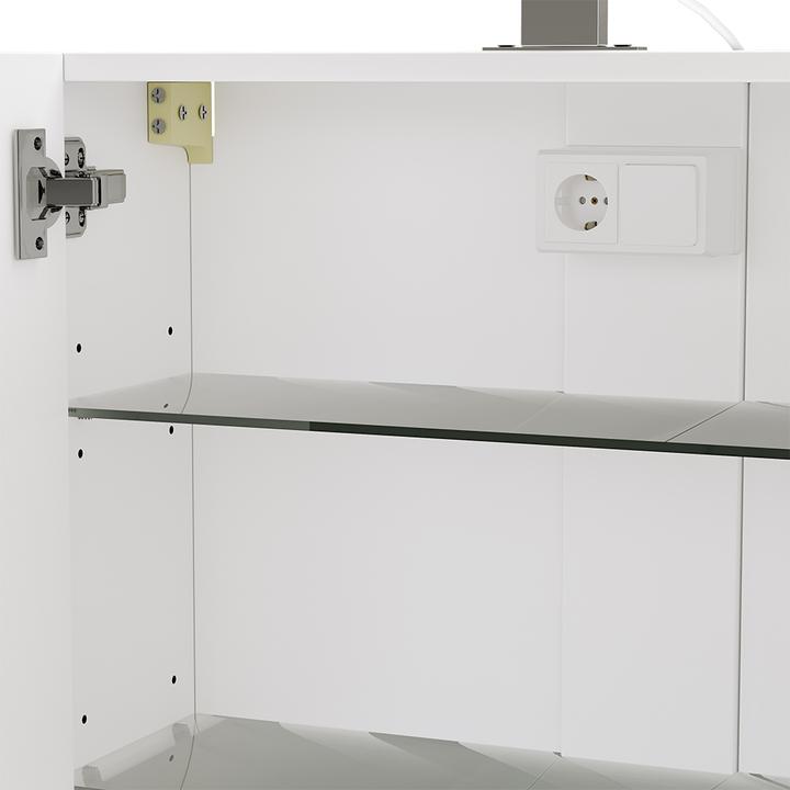 Produktbild Vichy Badspiegelschrank Lavio, Weiss, 60 x 60 cm mit LED-Beleuchtung (60 x 60 x 20 cm)
