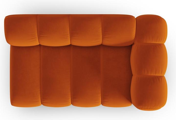 Image du produit Micadoni Canapé Modulable Droit en Velours, "Lupine", 2 Places, 145x95x70Fabriqué en Europe (2 places, 3 places, 4 places)