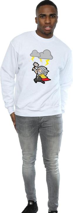 Actual product image Mens Kawaii Thor God Of Thunder Sweatshirt (S)